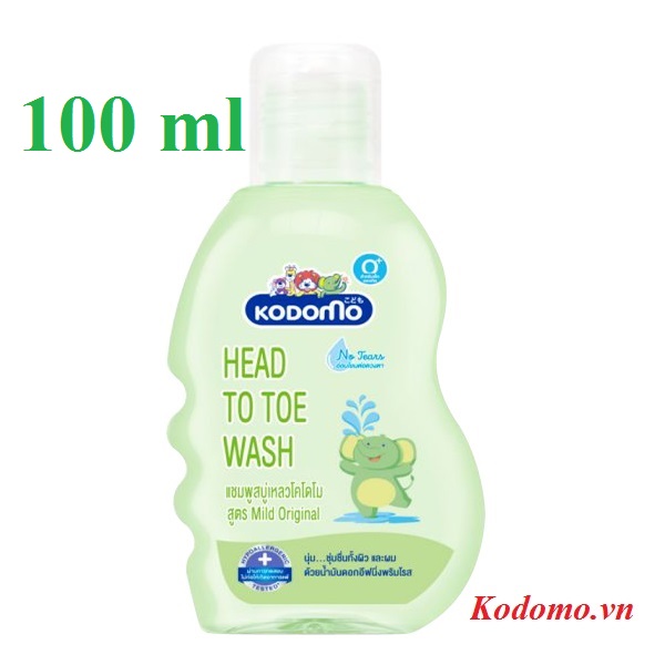 dau-tam-goi-tre-em-kodomo-mild-original-100-ml